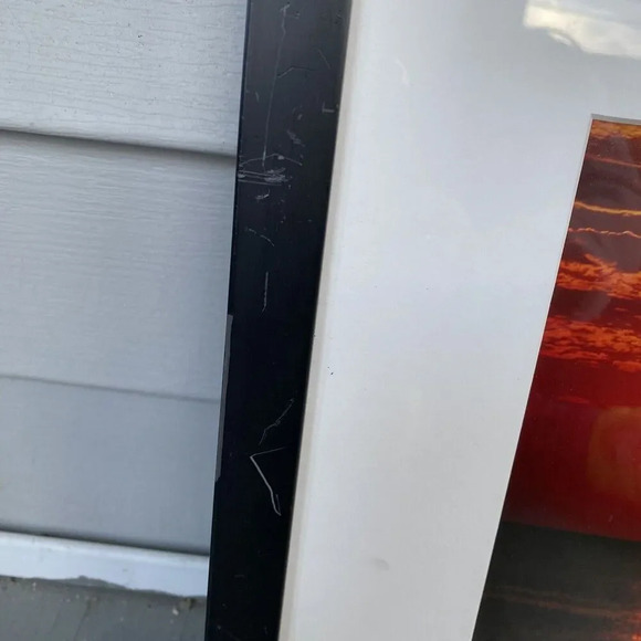 Sunrise Sailboat Ocean View Art Photography Signed Framed W/Tru Gard UV Protect - Picture 8 of 9